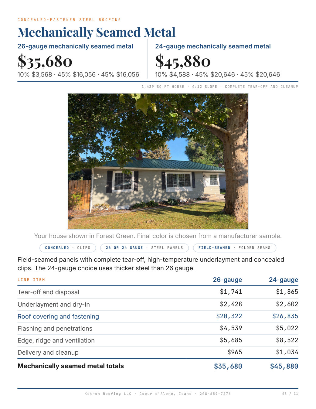 Proposal page 8 of 11